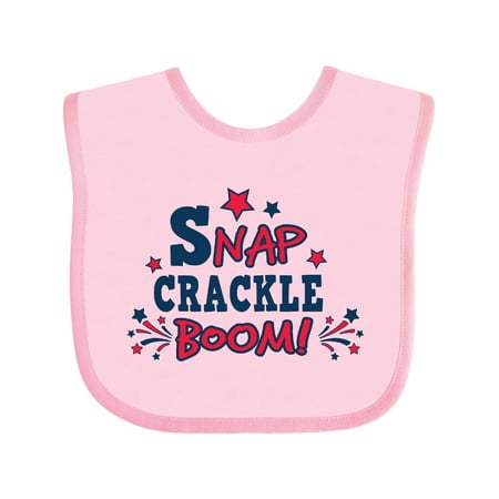 Inktastic 4th of July Snap Crackle Boom with Red and White Fireworks Gift Baby Boy or Baby Girl Bib
Inktastic 4th of July Snap Crackle Boom with Red and White Fireworks Gift Baby Boy or Baby Girl Bib