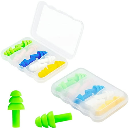 Happon Ear Plugs for Sleeping Soft Reusable Silicone Ear Plugs 5 Pair Waterproof Noise Reduction Earplugs for Sleeping Swimming Snoring Shooting Range Motorcycles Work
Happon Ear Plugs for Sleeping Soft Reusable Silicone Ear Plugs 5 Pair Waterproof Noise Reduction Earplugs for Sleeping Swimming Snoring Shooting Range Motorcycles Work