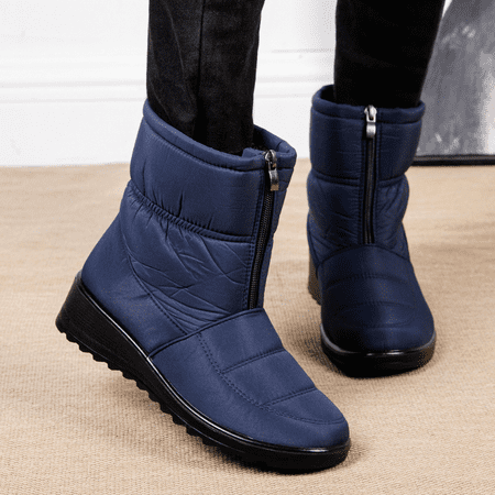 Trendy Round Toe Zipper Front Snow Boots Warm Waterproof Non-slip Pull On Ankle Boots Women s Footwear
Trendy Round Toe Zipper Front Snow Boots Warm Waterproof Non-slip Pull On Ankle Boots Women s Footwear