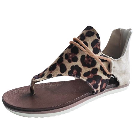 Ladies Up Print Sandals Lace Leopard Casual Flat Summer Zip Shoes Women Women s sandals
Ladies Up Print Sandals Lace Leopard Casual Flat Summer Zip Shoes Women Women s sandals