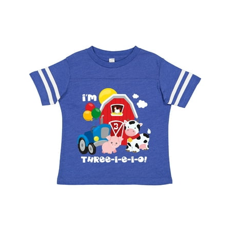 Inktastic THREE-I-E-I-O 3rd Birthday Gift Toddler Boy or Toddler Girl T-Shirt
Inktastic THREE-I-E-I-O 3rd Birthday Gift Toddler Boy or Toddler Girl T-Shirt