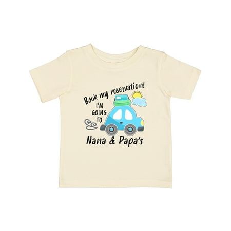 Inktastic Book My Reservation! I m Going to Nana and Papa s Gift Baby Boy or Baby Girl T-Shirt
Inktastic Book My Reservation! I m Going to Nana and Papa s Gift Baby Boy or Baby Girl T-Shirt