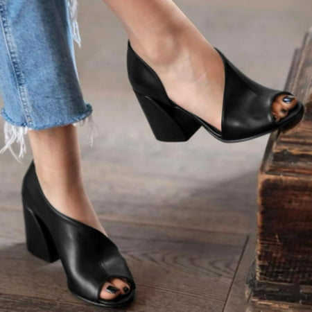 〖Yilirongyumm〗 Black 38 Sandals Women Fish Solid Thick High Side Fashion Mouth Heel Sandals Fashion Color Hollow Women s Sandals
〖Yilirongyumm〗 Black 38 Sandals Women Fish Solid Thick High Side Fashion Mouth Heel Sandals Fashion Color Hollow Women s Sandals