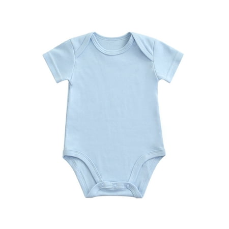 ZIYIXIN Newborn Baby Toddler Boy Girl Casual Summer Clothes Unisex Infant Solid Short Sleeve Romper Boysuit Outfits Blue 9-12 Months
ZIYIXIN Newborn Baby Toddler Boy Girl Casual Summer Clothes Unisex Infant Solid Short Sleeve Romper Boysuit Outfits Blue 9-12 Months