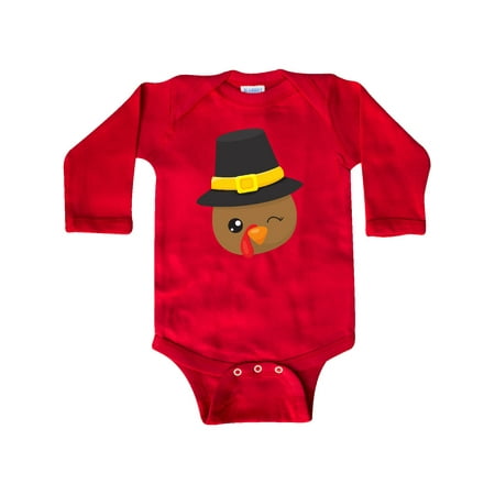 Inktastic Thanksgiving Turkey Turkey With Pilgrim Hat Gift Baby Boy or Baby Girl Long Sleeve Bodysuit
Inktastic Thanksgiving Turkey Turkey With Pilgrim Hat Gift Baby Boy or Baby Girl Long Sleeve Bodysuit