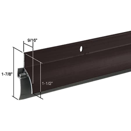 Dark Bronze Finish Door Sweep-Rain Drip Combination for 42 Door