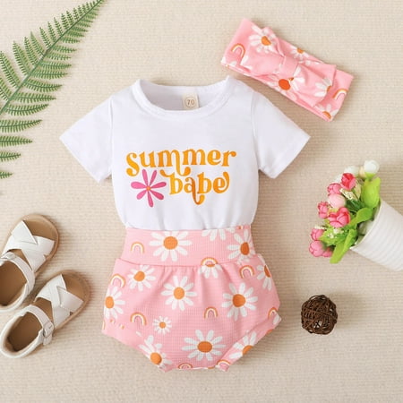 Cathalem Baby Girl Toddler Gilrs Short Sleeve Letter Printed T Shirt Tops Floral Prints Shorts Headbands 8 Girls Outfits Childrenscostume White 6-9 Months
Cathalem Baby Girl Toddler Gilrs Short Sleeve Letter Printed T Shirt Tops Floral Prints Shorts Headbands 8 Girls Outfits Childrenscostume White 6-9 Months
