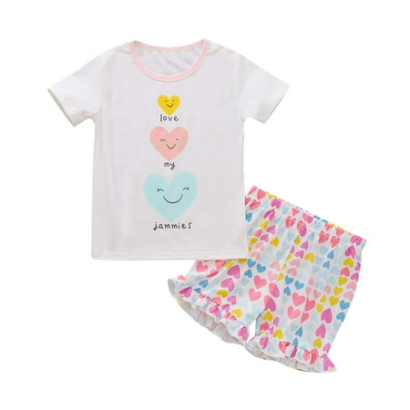 Baby Girls Clothes Baby Essentials Toddler Baby Girls Homewear Little Love Print Short Sleeve Shorts Clothes Suit on Clearance
Baby Girls Clothes Baby Essentials Toddler Baby Girls Homewear Little Love Print Short Sleeve Shorts Clothes Suit on Clearance