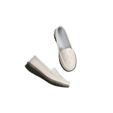 Fangasis Ladies Lightweight Walking Shoes Slip On Comfort Flats Casual Round Toe Moccasins Beige 7.5
Fangasis Ladies Lightweight Walking Shoes Slip On Comfort Flats Casual Round Toe Moccasins Beige 7.5