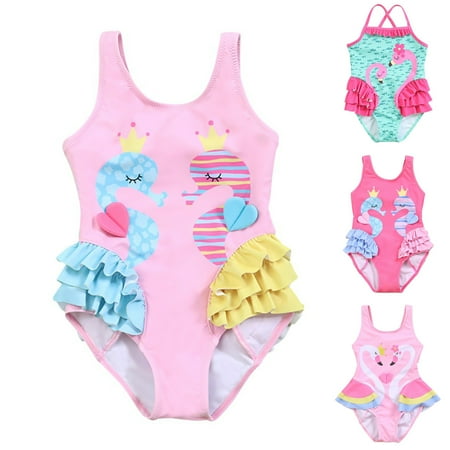 SILVERDELL Baby Girl One Piece Swimsuit Ruffles Swan Bikini Beach Swimming Bathing Suit Swimwear Sunsuit 18M-6T
SILVERDELL Baby Girl One Piece Swimsuit Ruffles Swan Bikini Beach Swimming Bathing Suit Swimwear Sunsuit 18M-6T