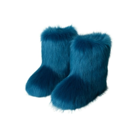 Tenmix Women Anti-slip Booties Work Warm Colorful Winter Shoes Walking Comfort Mid-Calf Boot Peacock Blue 8
Tenmix Women Anti-slip Booties Work Warm Colorful Winter Shoes Walking Comfort Mid-Calf Boot Peacock Blue 8