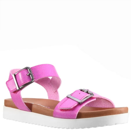 KIDPIK Girls Glitter Sandal Size: 9 Toddler - 6 Youth