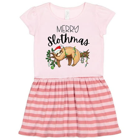 Inktastic Merry Slothmas Cute Christmas Sloth in Hat with Lights Gift Toddler Girl Dress
Inktastic Merry Slothmas Cute Christmas Sloth in Hat with Lights Gift Toddler Girl Dress
