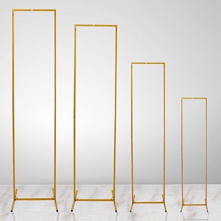 BalsaCircle 4 Gold Metal Floral Display Frame Rectangle Backdrop Stand Wedding Arch Set Party Events Decorations
BalsaCircle 4 Gold Metal Floral Display Frame Rectangle Backdrop Stand Wedding Arch Set Party Events Decorations