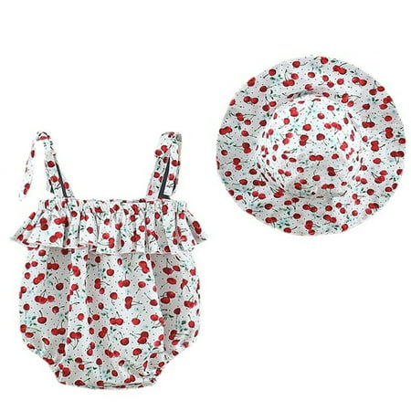TAIAOJING Infant Baby Romper Toddler Girls Floral Backless Ruffled Strap Bodysuit Birthday Party Playsuits Clothes With Sun Hat Onesie Outfit 6-12 Months
TAIAOJING Infant Baby Romper Toddler Girls Floral Backless Ruffled Strap Bodysuit Birthday Party Playsuits Clothes With Sun Hat Onesie Outfit 6-12 Months