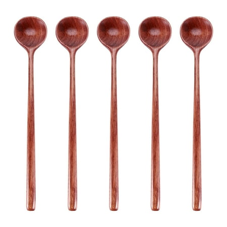 Bulayut Long Spoons Wooden 5 Pieces Korean Style 10.9 inches 100% Natural Wood Long Handle Round Spoons for Soup Cooking Mixing Stirrer Kitchen Tools Utensils (Korean Style Soup Spoon)
Bulayut Long Spoons Wooden 5 Pieces Korean Style 10.9 inches 100% Natural Wood Long Handle Round Spoons for Soup Cooking Mixing Stirrer Kitchen Tools Utensils (Korean Style Soup Spoon)