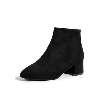 Zodanni Women Slip Resistant Winter Shoes Party Anti-Slip Low Calf Comfort Lightweight Zip Up Ankle Boots Black 4.5
Zodanni Women Slip Resistant Winter Shoes Party Anti-Slip Low Calf Comfort Lightweight Zip Up Ankle Boots Black 4.5