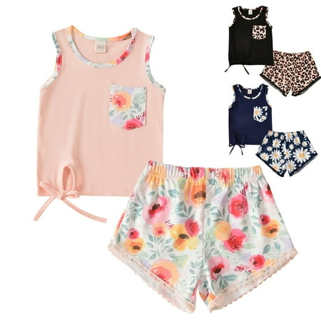 Baozhu Toddler Kids Floral Printed Vest Shorts for Baby Girls Summer 2PCS Outfits
Baozhu Toddler Kids Floral Printed Vest Shorts for Baby Girls Summer 2PCS Outfits