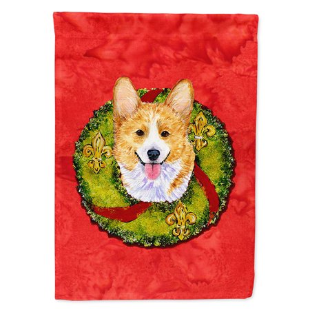 Corgi Flag Canvas House Size