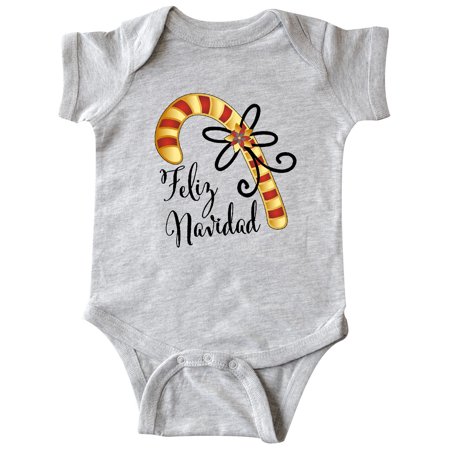 Inktastic Feliz Navidad Red and Gold Candy Cane Gift Baby Boy or Baby Girl Bodysuit
Inktastic Feliz Navidad Red and Gold Candy Cane Gift Baby Boy or Baby Girl Bodysuit