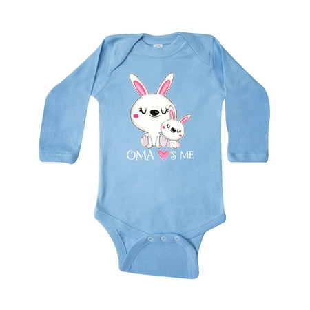 Inktastic Oma Loves Me- bunny family Gift Baby Boy or Baby Girl Long Sleeve Bodysuit
Inktastic Oma Loves Me- bunny family Gift Baby Boy or Baby Girl Long Sleeve Bodysuit