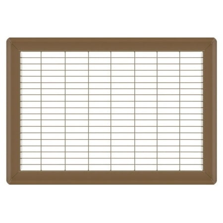 10in x 16in Imperial Brown Heavy Gauge Steel Floor Grille - Heating and Cooling Air Vent
10in x 16in Imperial Brown Heavy Gauge Steel Floor Grille - Heating and Cooling Air Vent