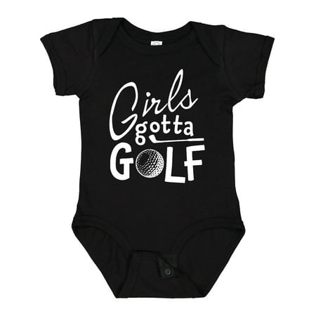 Inktastic Girls Gotta Golf Gift Baby Girl Bodysuit