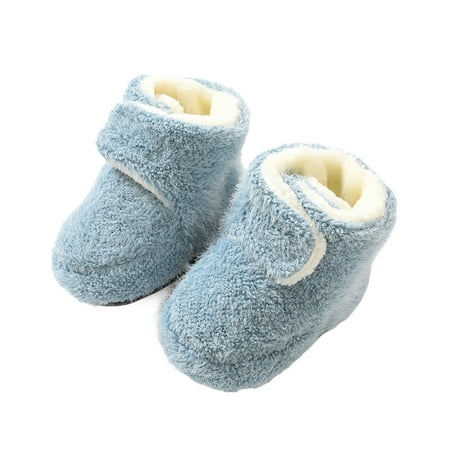 KelaJuan Newborn Baby Winter Boots Solid Color Fleece Soft Sole Anti-Skid Hook Loop Closure Shoes for Boys Girls
KelaJuan Newborn Baby Winter Boots Solid Color Fleece Soft Sole Anti-Skid Hook Loop Closure Shoes for Boys Girls