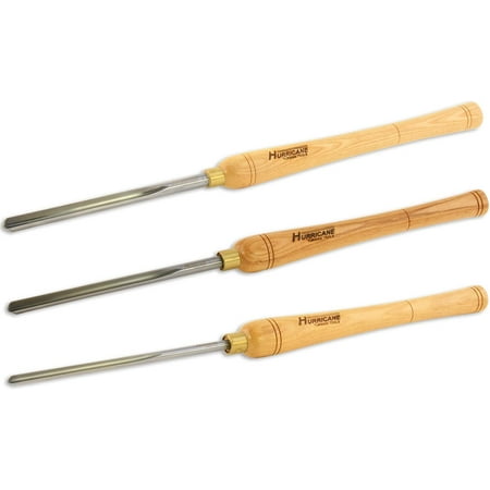 HSS 3 Piece Bowl Gouge Set (1/4 3/8 and 1/2 Flute) Standard Series Woodturning Tools
HSS 3 Piece Bowl Gouge Set (1/4 3/8 and 1/2 Flute) Standard Series Woodturning Tools
