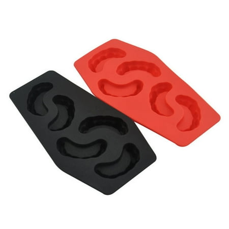 5 Rows of Teeth Silicone Mold Horror Ice Tray DIY Chocolate Mold Baking Utensils New
5 Rows of Teeth Silicone Mold Horror Ice Tray DIY Chocolate Mold Baking Utensils New