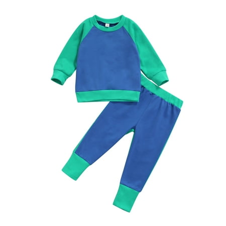 Binpure Kids Autumn Tracksuit Splicing Color Round-Neck Long Sleeves T-Shirt + Elastic Waist Pants for Little Girls Boys
Binpure Kids Autumn Tracksuit Splicing Color Round-Neck Long Sleeves T-Shirt + Elastic Waist Pants for Little Girls Boys