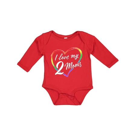 Inktastic I Love My 2 Moms with Rainbow Heart Gift Baby Boy or Baby Girl Long Sleeve Bodysuit
Inktastic I Love My 2 Moms with Rainbow Heart Gift Baby Boy or Baby Girl Long Sleeve Bodysuit