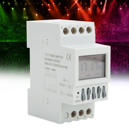 Timer Switch Din Rail Timer Power Switch Timer TM624 Digital Timer Power Switch Timer 40 Group Time Controlled Din Rail Mount 220V
Timer Switch Din Rail Timer Power Switch Timer TM624 Digital Timer Power Switch Timer 40 Group Time Controlled Din Rail Mount 220V