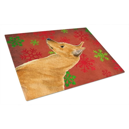 Carolines Treasures SS4673LCB Min Pin Red and Green Snowflakes Holiday Christmas Glass Cutting Board Large 12H x 16W
Carolines Treasures SS4673LCB Min Pin Red and Green Snowflakes Holiday Christmas Glass Cutting Board Large 12H x 16W