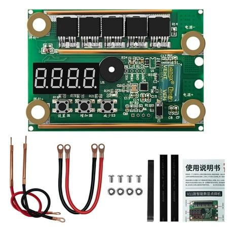 100 Gear Smart Digital Display Spot Welder 10-15V 2600A 0.15mm 18650 Battery DIY Spot Welder+35cm Welding Pen
100 Gear Smart Digital Display Spot Welder 10-15V 2600A 0.15mm 18650 Battery DIY Spot Welder+35cm Welding Pen