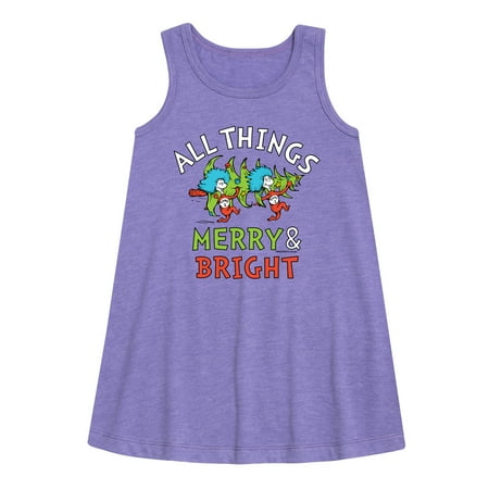 Cat in the Hat - All Things Merry And Bright - Toddler and Youth Girls A-line Dress
Cat in the Hat - All Things Merry And Bright - Toddler and Youth Girls A-line Dress