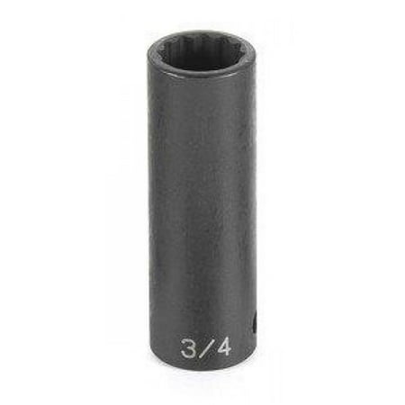 0.75 in. Drive x 24 mm Deep 12 Point Socket 
0.75 in. Drive x 24 mm Deep 12 Point Socket