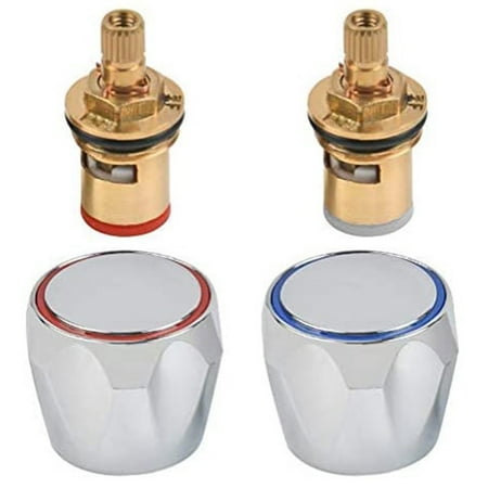 Suyin Tap Reviver Conversion Kit 1/2 Replacement Heads Thread Basin Sink Washer