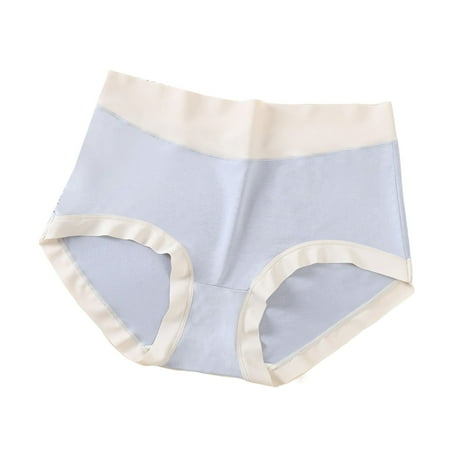 HEVIRGO Women Panties Cotton Inner Crotch Color Matching Mid Waist High Stretch Moisture Absorption Briefs Underpants Underwear for Home
HEVIRGO Women Panties Cotton Inner Crotch Color Matching Mid Waist High Stretch Moisture Absorption Briefs Underpants Underwear for Home