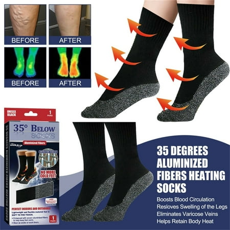KSCYKKKD Socks 35 Degrees Ultimate Comfort Socks - Aluminized Fibers Supersoft Heating Socks Mens Womens Heating Holders The Ultimate Thermal Socks Products Description: Opti
KSCYKKKD Socks 35 Degrees Ultimate Comfort Socks - Aluminized Fibers Supersoft Heating Socks Mens Womens Heating Holders The Ultimate Thermal Socks Products Description: Opti