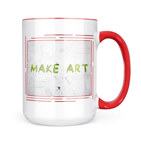 Neonblond Make Art Brazil Paint Green Yellow Mug gift for Coffee Tea lovers
Neonblond Make Art Brazil Paint Green Yellow Mug gift for Coffee Tea lovers