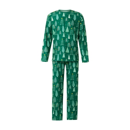 Seyurigaoka Family Matching Christmas Pajamas Outfit Christmas Print Long-Sleeved Tops + Trousers
Seyurigaoka Family Matching Christmas Pajamas Outfit Christmas Print Long-Sleeved Tops + Trousers