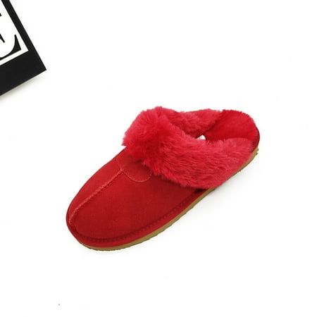 Wish Ladies Winter Warm Snow Boots Slippers big red 45 S3408