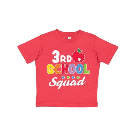 Inktastic 3rd Grade School Squad with Apple and Star Gift Toddler Boy or Toddler Girl T-Shirt
Inktastic 3rd Grade School Squad with Apple and Star Gift Toddler Boy or Toddler Girl T-Shirt