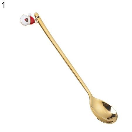 UDIYO Mixing Spoon Christmas Spoon with Pendant Temperature-resist Stainless Steel Mixing Stirrer Kitchen Tableware Xmas Spoon for Party
UDIYO Mixing Spoon Christmas Spoon with Pendant Temperature-resist Stainless Steel Mixing Stirrer Kitchen Tableware Xmas Spoon for Party