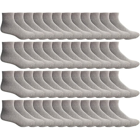 Yacht & Smith Mens & Womens Ankle Wholesale Bulk Pack Athletic Sports Socks by SOCKS NBULK (Womens 9-11 (Shoe size 5-10) 48 Pairs Gray)
Yacht & Smith Mens & Womens Ankle Wholesale Bulk Pack Athletic Sports Socks by SOCKS NBULK (Womens 9-11 (Shoe size 5-10) 48 Pairs Gray)