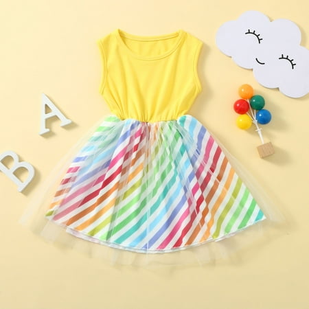 Hunpta Girls Striped Princess Baby Patchwork Kids Party Toddler Dress Sleeveless Tulle Girls Dress&Skirt
Hunpta Girls Striped Princess Baby Patchwork Kids Party Toddler Dress Sleeveless Tulle Girls Dress&Skirt