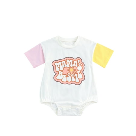 Newborn Baby Girls Mother s Day Bodysuit Short Sleeve Crew Neck Letters Print Summer Jumpsuit
Newborn Baby Girls Mother s Day Bodysuit Short Sleeve Crew Neck Letters Print Summer Jumpsuit