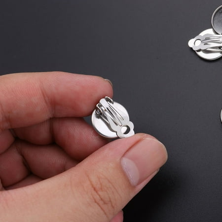50pcs 20mm Ear Clip Tray Ear Clips Accessories DIY Ear Clips Tray DIY Ear Clips Accessory(Silver)
50pcs 20mm Ear Clip Tray Ear Clips Accessories DIY Ear Clips Tray DIY Ear Clips Accessory(Silver)