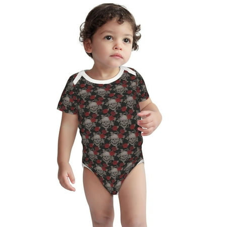 Fotbe Skull and Red Roses Pattern Unisex-baby Short-sleeve Bodysuit Short Sleeve Bodysuits One-piece 100% Organic Cotton for Infant Baby Boys Unisex-12 Months
Fotbe Skull and Red Roses Pattern Unisex-baby Short-sleeve Bodysuit Short Sleeve Bodysuits One-piece 100% Organic Cotton for Infant Baby Boys Unisex-12 Months
